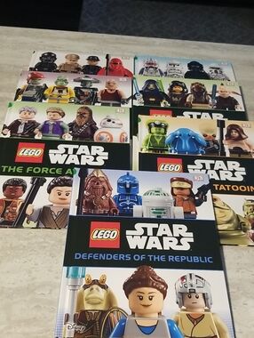 Lego Star Wars Hardcover Book Lot
